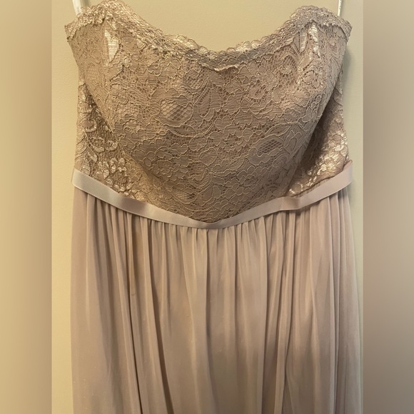 ✨David’s Bridal Champagne Dress👗 - Size 12 - Picture 1 of 5
